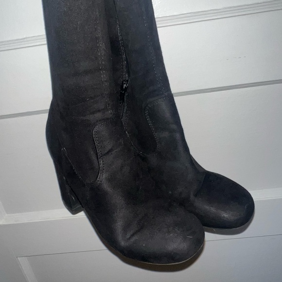 Black Over-the-Knee Boots - Picture 6 of 14